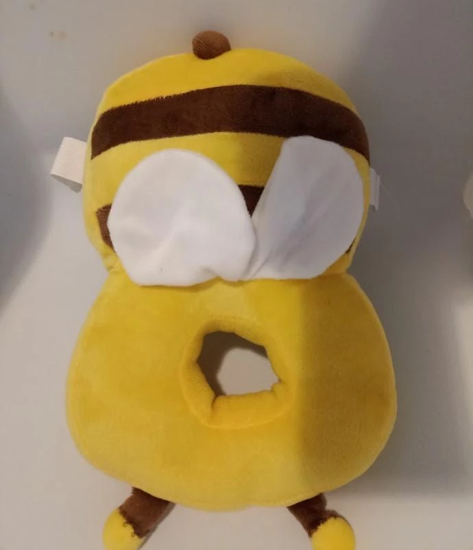 Coussin Protège-Tête Bébé ABEILLE – Fini les bobos !